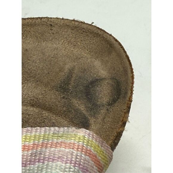 Cat & Jack Val Girl’s Tan Hook and Loop Open Toe Footbed Sandals Size 2 See Note - Picture 10 of 11